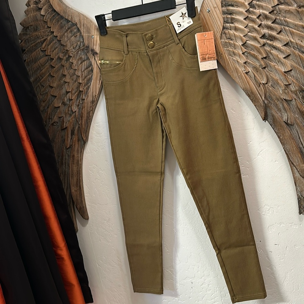 NWT Khaki jeans by HALIC